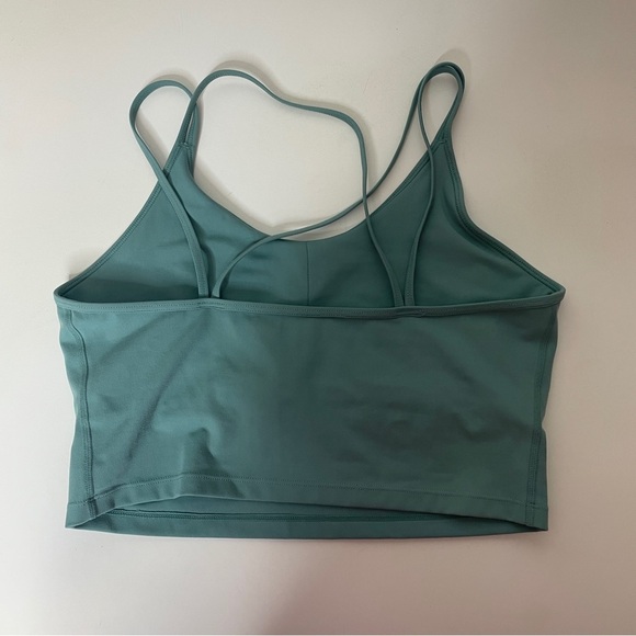 Adodos Size XL Sports Bra Sage Green Strappy - Picture 5 of 5